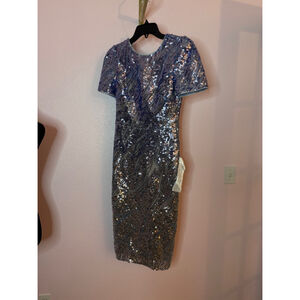 Women's Dress the Population Dress, purple Size S